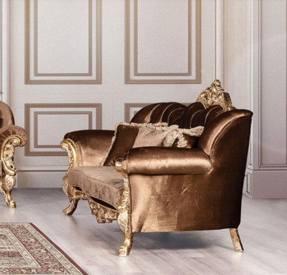 Sofagarnitur 3+3 Sëtzer Luxus Garnitur Sofa Sofas Set Barock Wunnzëmmer