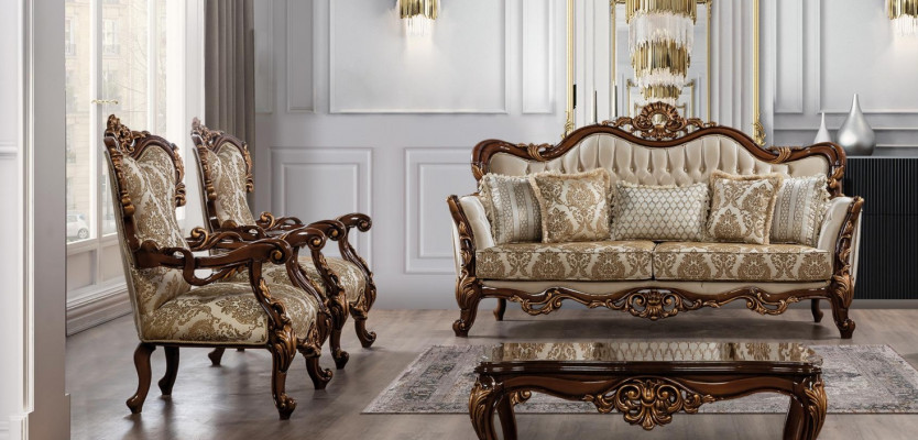 Canapé-Set 3+1 Sëtz Sofa Sofas Canapé Stoff Set Grupp Set Wunnzëmmer