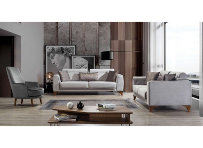 Sofagarnitur 3+3+1 Sëtz Garnitur Design Sofas Sofa Canapé Polster Sëtz Canapé