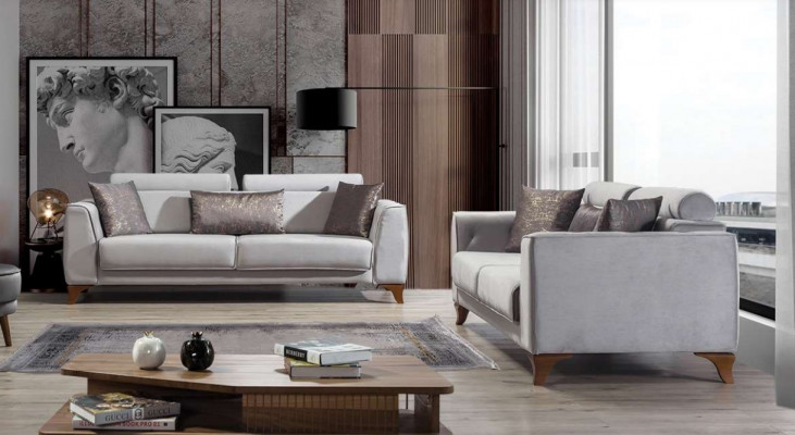 Luxus Sofasett 3+3 Sitzes Garnitur Design Sofas Sofa Couch Polster Design