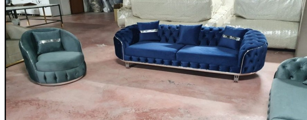 Sofagarnitur 3+1 Sëtz Garnitur Design Sofas Sofa Canapé Polster Design Luxus