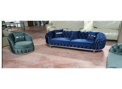 Sofagarnitur 3+1 Sëtz Garnitur Design Sofas Sofa Canapé Polster Design Luxus