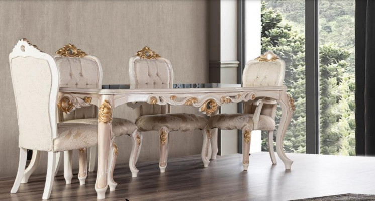 DËSCH IESSZËMMERDËSCH IESSDËSCH IESSZËMMER HOLZ DËSCHER LUXUS BAROCK IESS MÉIBEL NEI