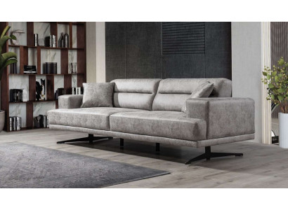 Sofa 3-Sëtzer Sofaen Lieder Dräisëtzer Sëtz Polster Design Wunnzëmmer Modern Gro
