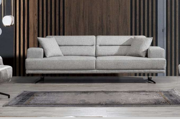 Sofa 3-Sëtzer Sofaen Lieder Dräisëtzer Sëtz Polster Design Wunnzëmmer Modern Gro