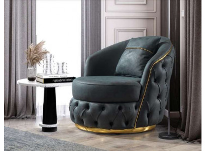 Still Chesterfield Sëtz Barock Rokoko Design Modern Wunnzëmmer Polster Troun