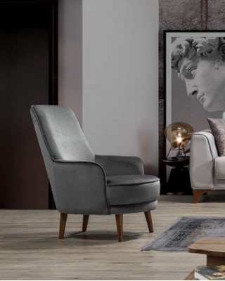 Fotel Assemblage Modern Design Wunnzëmmer Polster Eenzelt Entspanen Gro Stil Luxus