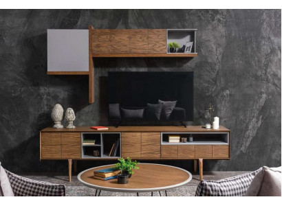 Modernen Holz TV-Stänner Luxus RTV Wunnzëmmer Kommode Konsole Sideboard