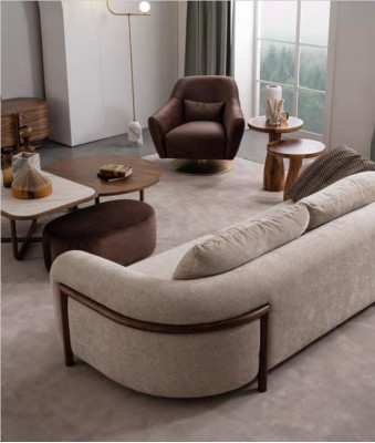 Bloen Luxus Lounge Fotel Modernen Design Polster Miwwelen Wohnzimmer
