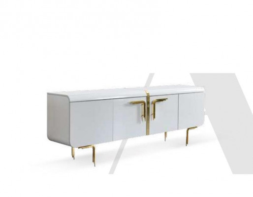 Iessdësch 4x Still Edelstahlelementer Sideboard Set Iesszëmmer 6tlg