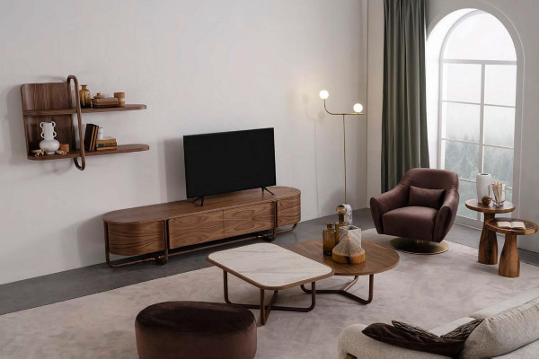 Bloen Luxus Lounge Fotel Modernen Design Polster Miwwelen Wohnzimmer