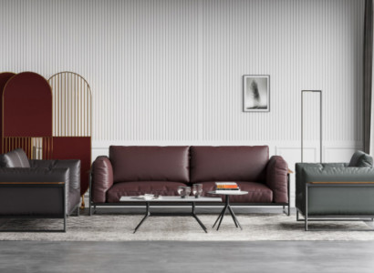 Sofagarnitur 3-Deel Set Italienesch Miwwelen Wunnlandschaft Sofaen Couchen Polster.