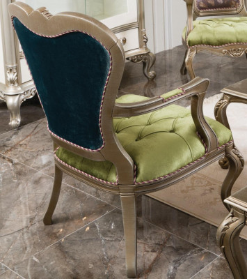 Sofa Set 2+1+1 Sëtz Luxus Couchtisch Beistelltisch Fauteuil Garnitur 6tlg