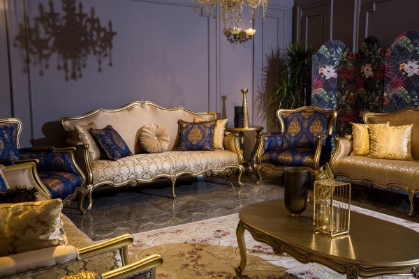 Drësëtzeger Sofa Sëtzer Sofas Sëtz Stoff Design Couch Miwwelen Stil Textil