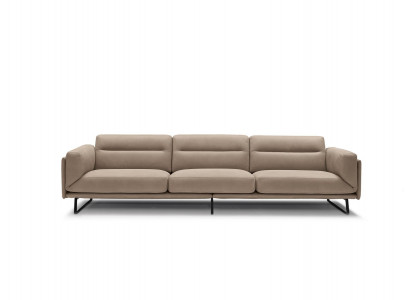 Sofa 4 Sëtzer Lieder Sofas Luxus Design Couch Beige Luxus Polster Véiersëtzer xxl