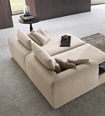 Eckcouch Italiaenescht Miwwel Ecksofa Sofa Polster Couch Garnitur Sofas