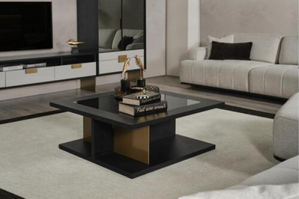 Canapé-Dësch Miwwelen Dësch Luxus Niewendësch Modern Design Wunnzëmmer Dëscher