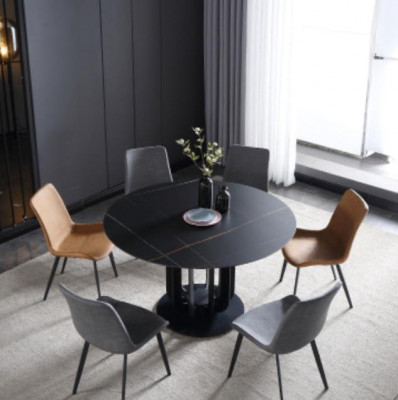 Luxus Dëscher Ronn Dësch Rond Design Edelstol Miwwelen Iesszëmmer Iessdëscher Nei