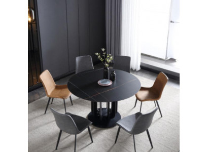 Luxus Dëscher Ronn Dësch Rond Design Edelstol Miwwelen Iesszëmmer Iessdëscher Nei