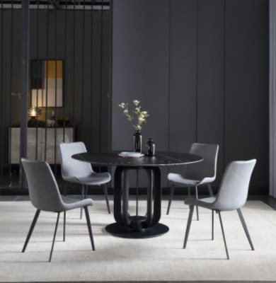 Luxus Dëscher Ronn Dësch Rond Design Edelstol Miwwelen Iesszëmmer Iessdëscher Nei