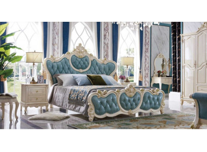Klassesch Schlofzëmmer Set Hotelbett Barock Miwwelen Better Nuetsschaf 3-Stéck-Set
