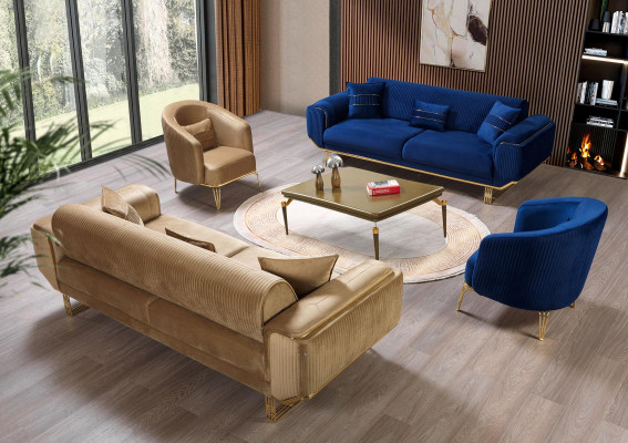 Sofa Set 3311 Sëtz Modern Sofagarnitur Couch Set Luxus Garnitur Sofas