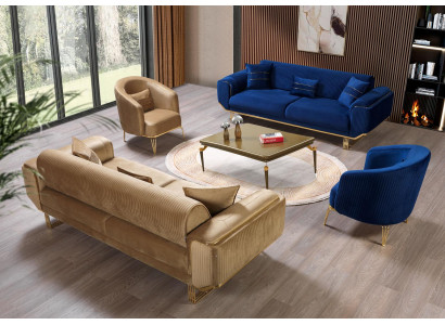 Sofa Set 3311 Sëtz Modern Sofagarnitur Couch Set Luxus Garnitur Sofas