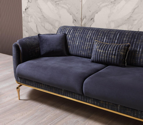 Sofagarnitur 331 Sëtz Modern Couch Sofa Fautteuil Sofas Luxus Set 3-Teileg