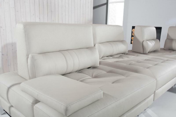 Eckcouch Wunnlandschaft Polster Eck Sofa Sëtz Garnitur Modern 100% Lieder Canapé