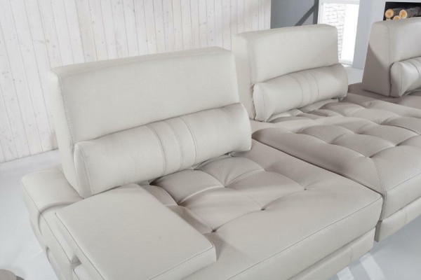 Eckcouch Wunnlandschaft Polster Eck Sofa Sëtz Garnitur Modern 100% Lieder Canapé