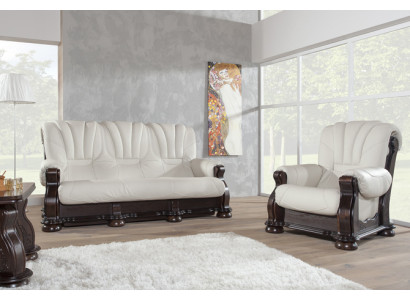 Canapé-Set 3+1+1 Plazen Klassesch Wunnlandschaft Canapéen Polster Canapés Nei
