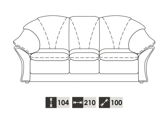 Sofaen Canapé Këssen Garnitur Modern Couchen Konschtlieder Sofagarnitur