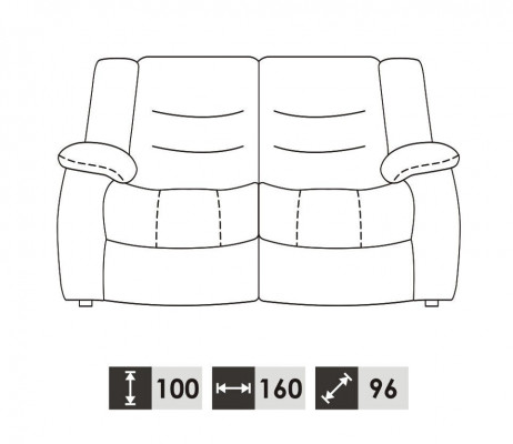 Verstellbar Sofagarnitur Elektrësch Lieder Foussstëtzen Couch Sofa Kino