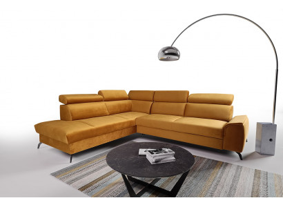 Eckcouch L-Form Couch Nei Modern Modern Schlofcouch Coupe Gepolsstert Miwwelen