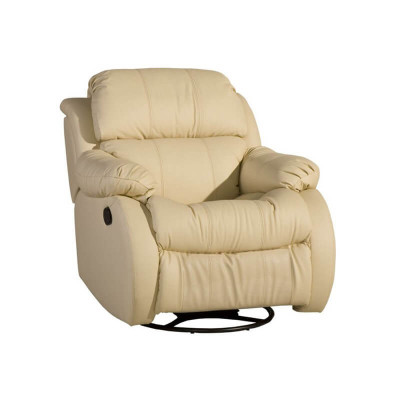 Sesselen Echt drehbar Beige Sëtz Televisioun Lounge Club Eenzelsëtz Miwwelen Polster Neie