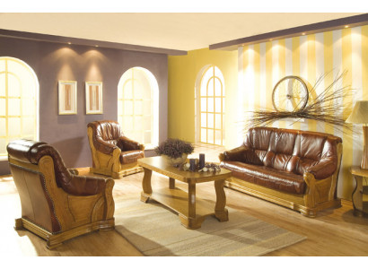 Sofagarnitur 3+1 Sëtzer Klassesch Wunnlandschaft Couchen Polster Sofasen