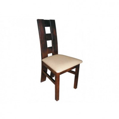 Set vu 6x Iesszëmmer Lieder Iesszëmmerstull Sessel Massivholz Gepolsterte Stull.