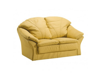 Design Zweisitzer Sofa Couch Polster Modern Couchen Kënschtlechen Lieder Sofa