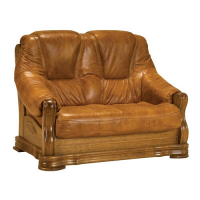 Sofas 2 Sëtzer Designer Duebelsëtzer Ledersofa Wunnzëmmer Couchen Polstersofa