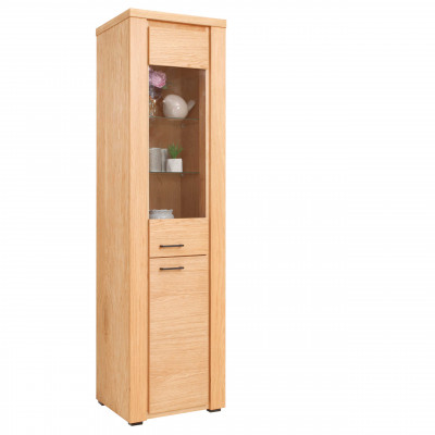 Vitrinn Buche Kommode Holz Eenzelvitrinnen Glasschaf Schief Schaf Miwwelen