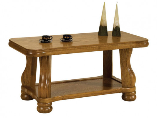 Handaarbecht Eech Holz Sofa Dëscher Klassesch Wunnzëmmer Dësch Couchtisch