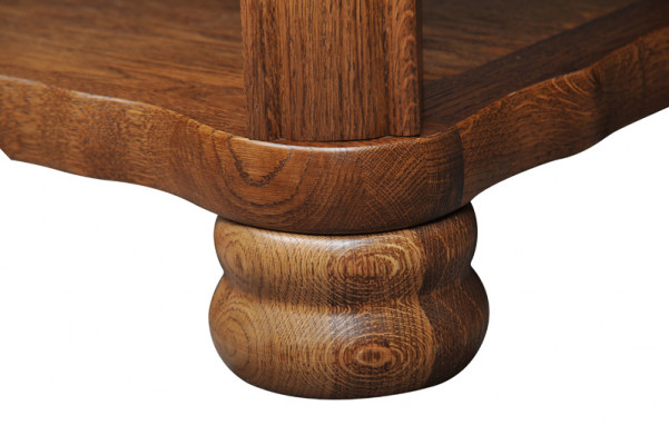 Handaarbecht Eech Holz Sofa Dëscher Klassesch Wunnzëmmer Dësch Couchtisch