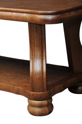 Handaarbecht Eech Holz Sofa Dëscher Klassesch Wunnzëmmer Dësch Couchtisch