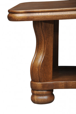 Handaarbecht Eech Holz Sofa Dëscher Klassesch Wunnzëmmer Dësch Couchtisch
