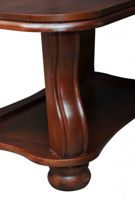 Café-Dësch Handaarbecht Echt Holz Sofa Dëscher Wunnzëmmer Dësch Säitendësch
