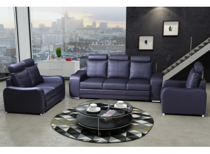 Modern Wunnzëmmer Komplett Garnitur 3+2 Couch Sofagarnitur Sëtz Polster