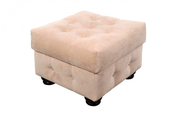 XXL Fousshocker Club Lounge Hocker Textil Ottoman Design Pufa Ottomann Nei