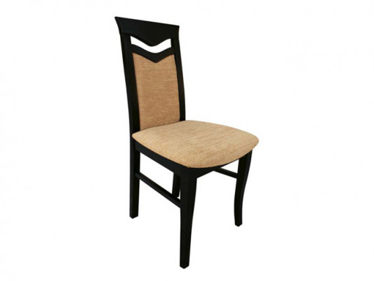 Set vu 2x Stullen Design Holz Stoffer Polster Stull fir Gastronomie Iesszëmmer Textil