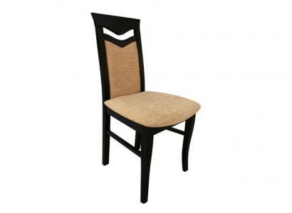 Set vu 2x Stullen Design Holz Stoffer Polster Stull fir Gastronomie Iesszëmmer Textil