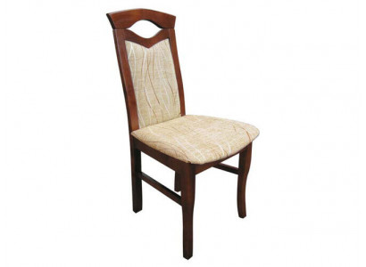 Sëtzkëssen Stull Design Holz Textil Polster Gastronomie Iesszëmmer Stoff Still Lenstull